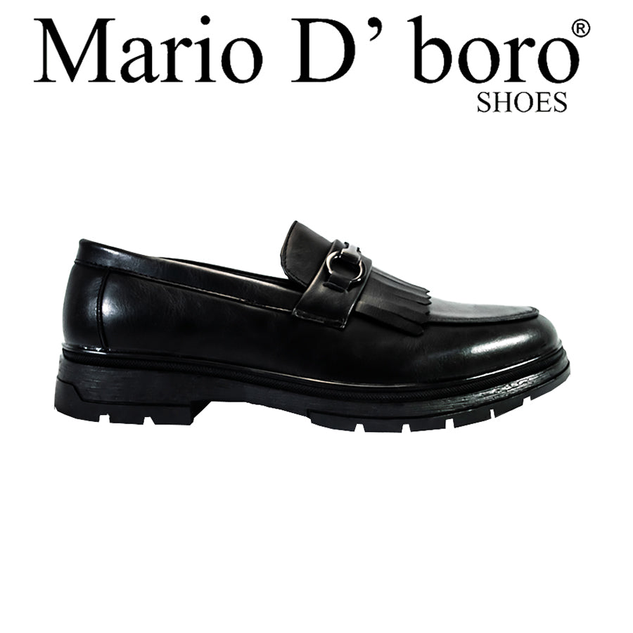 Mario D' Boro Men's Formal Slip On MX 25520 Black C60