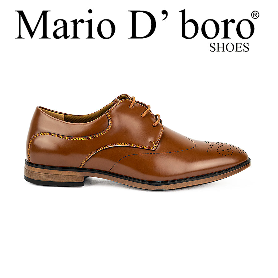 Mario D' Boro Men's Formal Shoes Mw 23109 Black/Brown