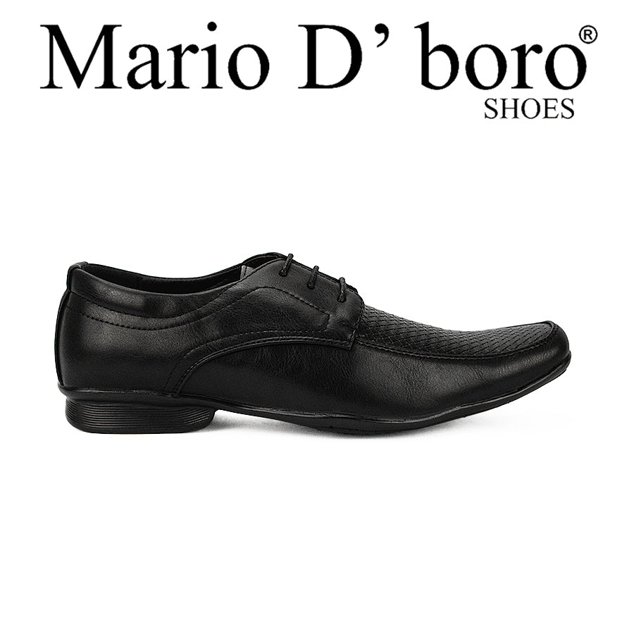 Mario D' Boro Men's Formal Shoes with Lace MW 24129 Black C35