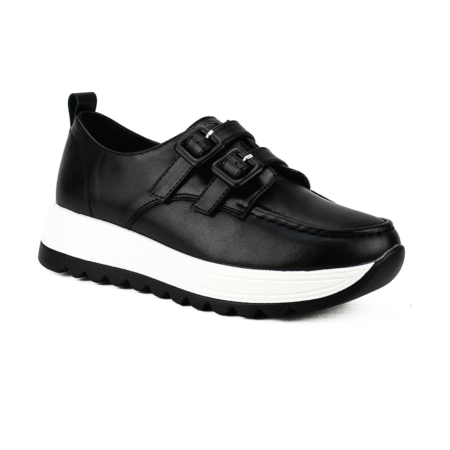 Mario D' Boro Women's Oxford Lw 26480 Black/Tan C46