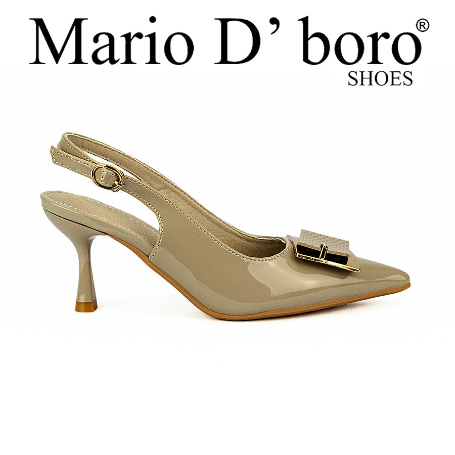 Mario D' Boro Women's Heeled Sandals LW 25793 Brown/Taupe/Beige C44 C65