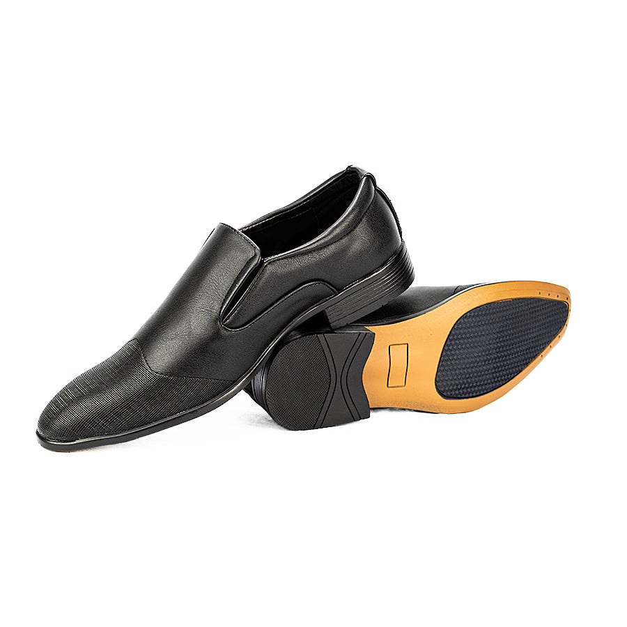 Mario D' Boro Men's Formal Shoes Slip On MW 23523 Black C27