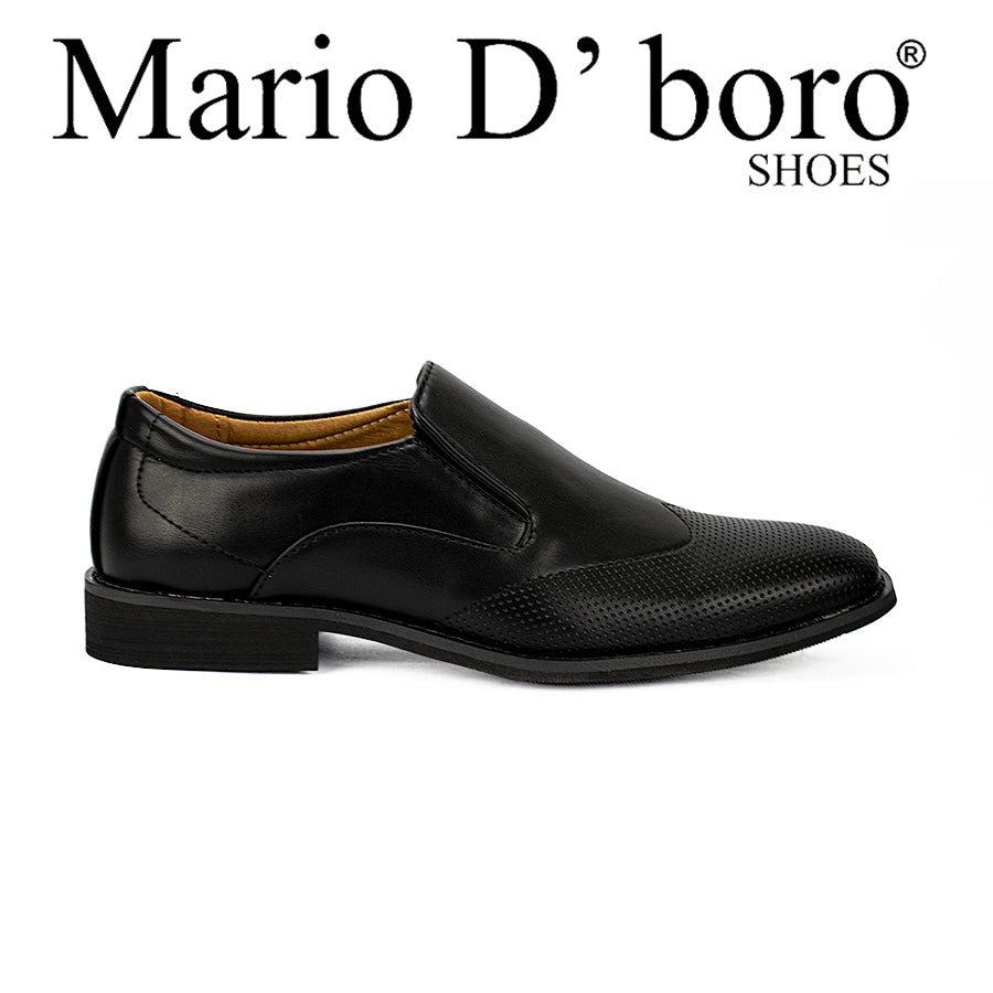 Mario D' Boro Men's Formal Shoes Mw 23050 Black/Dark Brown