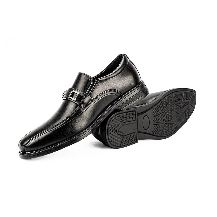 Mario D' Boro Men's Formal Shoes Slip On Mw 23042 Black C27