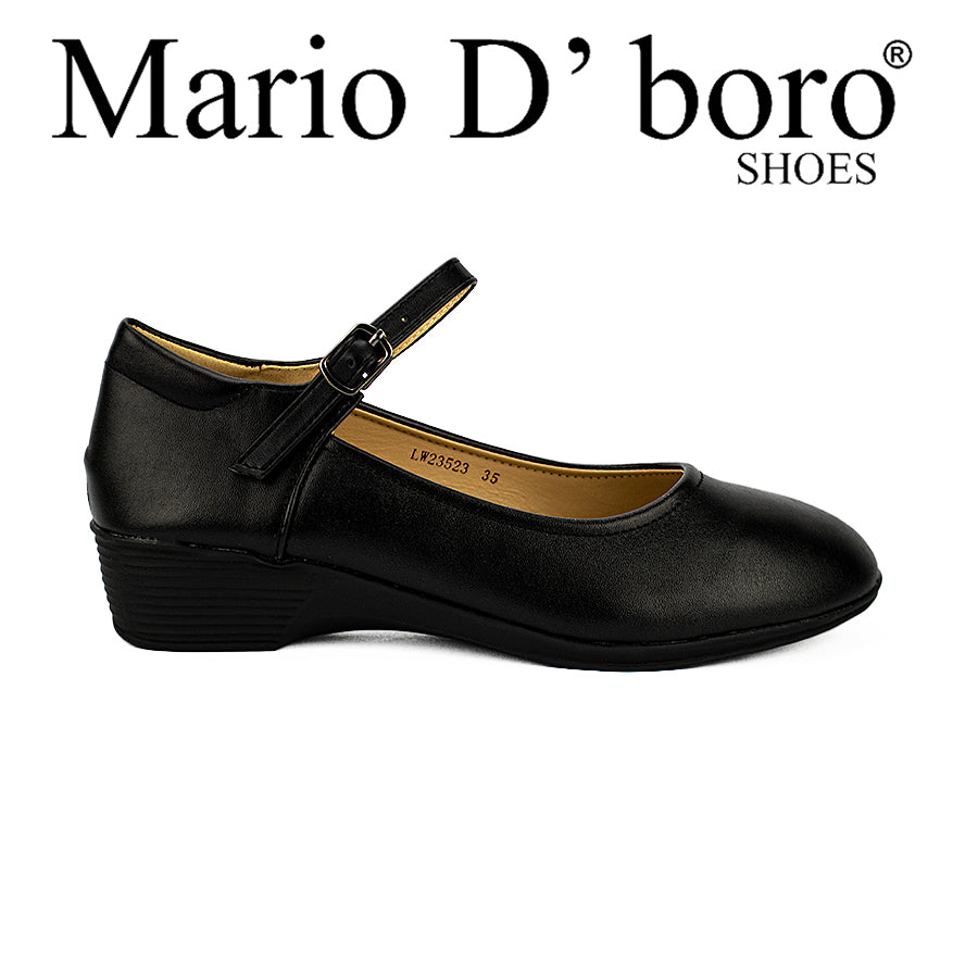 Mario D' Boro Women's Sshs Flat Shoes Lw 23523 Black