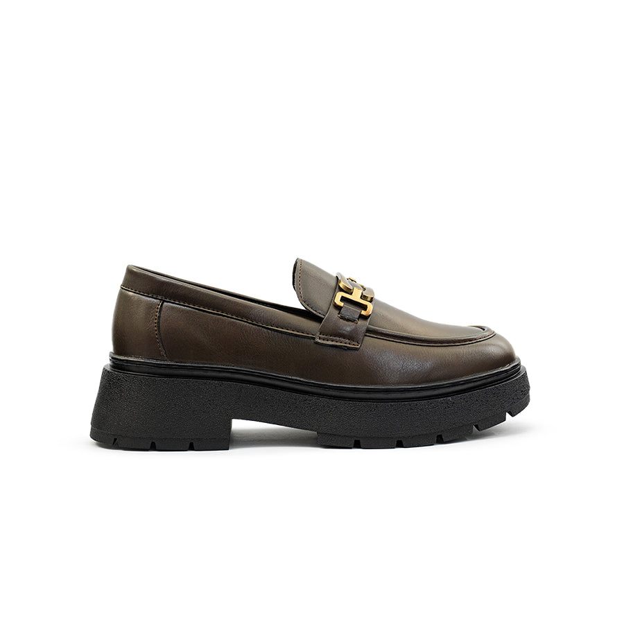 Mario D' Boro Men's Formal Slip On MY 24841 - Black /V.Dark Brown  C81