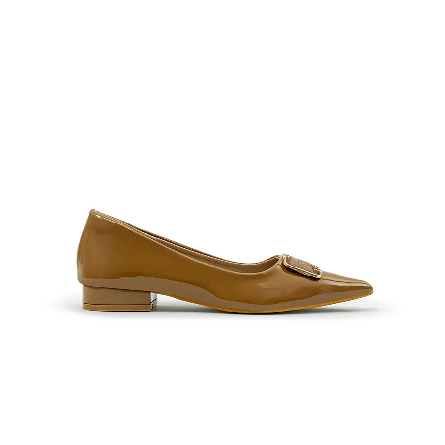 Mario D' boro Women's Ballet Flats LY 29366 - Brown / Taupe C80