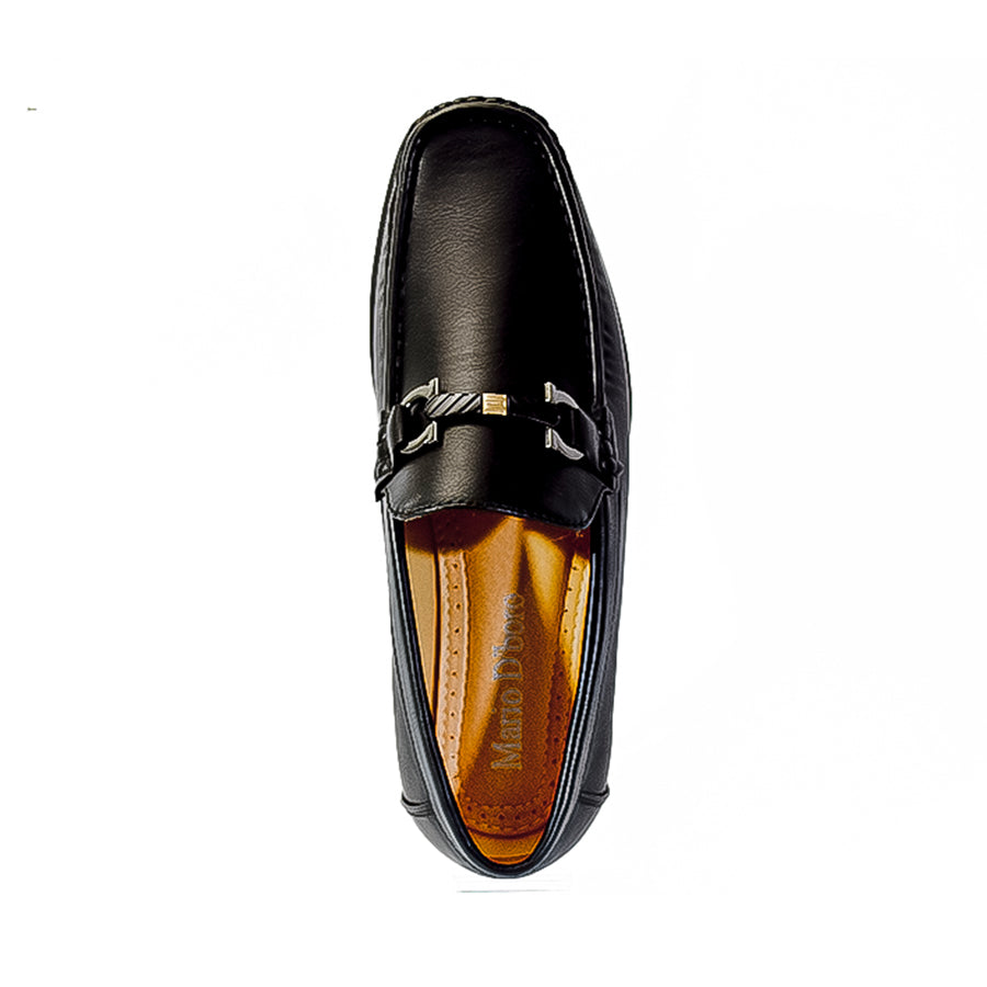 Mario D' Boro Men's Casual Loafers MX 25040 Black C53