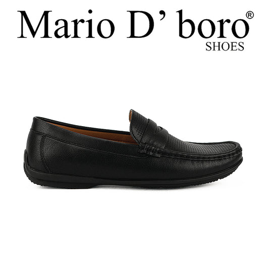 Mario D' Boro Men's Casual Loafers Mw 23975 Black C38