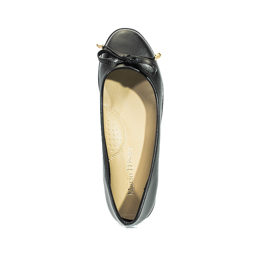 Mario D' Boro Women's SSHS Flats LX 26717 Black C54