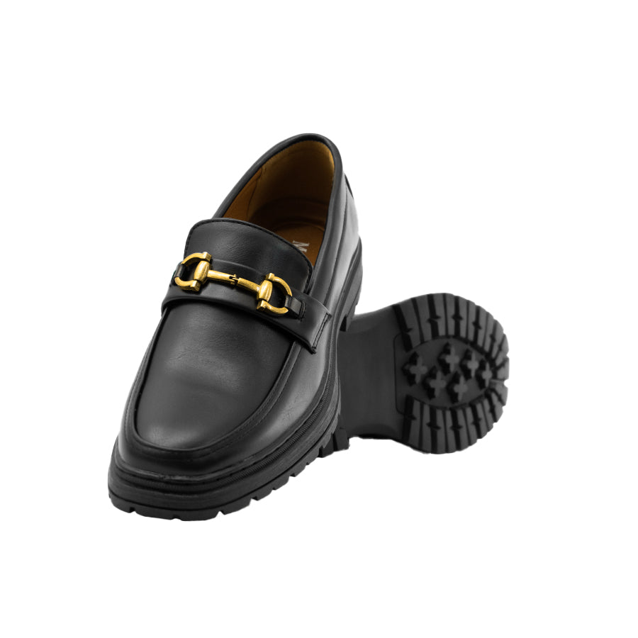 Mario D' Boro Men's Formal Slip On MY 26042 Black/Dark Brown C69