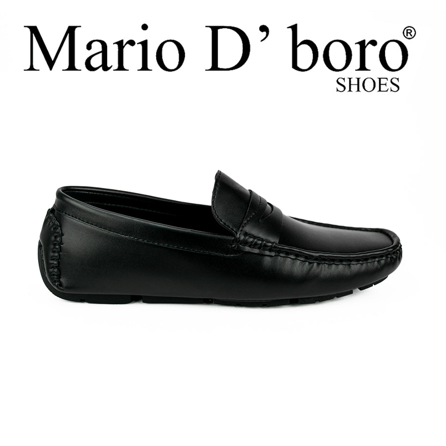 Mario D' Boro Men's Casual Loafers Shoes Mv 22043 Black/Brown