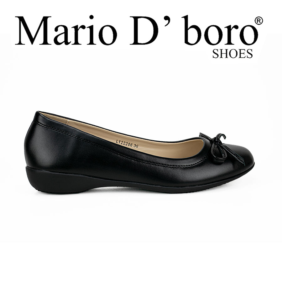 Mario D' Boro Women's Sshs Flat Lv 22206 Black