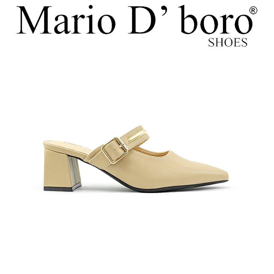 Mario D' boro Women's Heeled Sandals LY 29378 - Beige / Bone C80