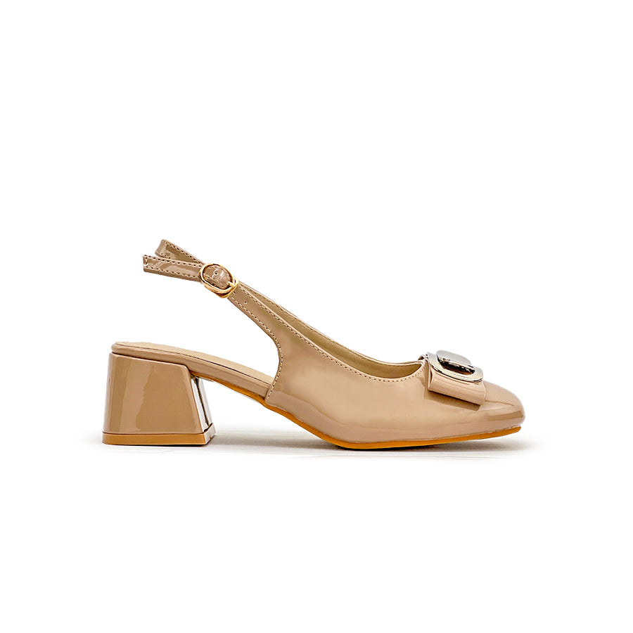 Women's Heeled Sandals LY 29053 Black/Taupe C76