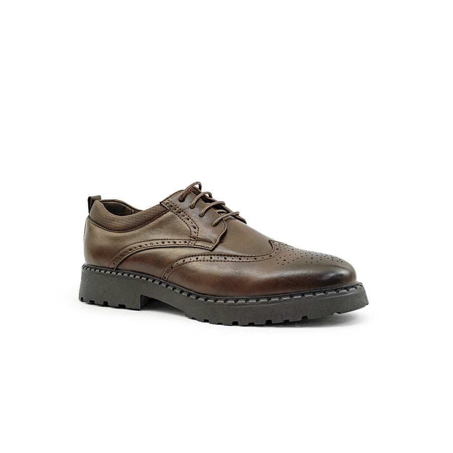 Mario D' boro Men's Formal with Lace MY 26536 - Black / Dark Brown C85