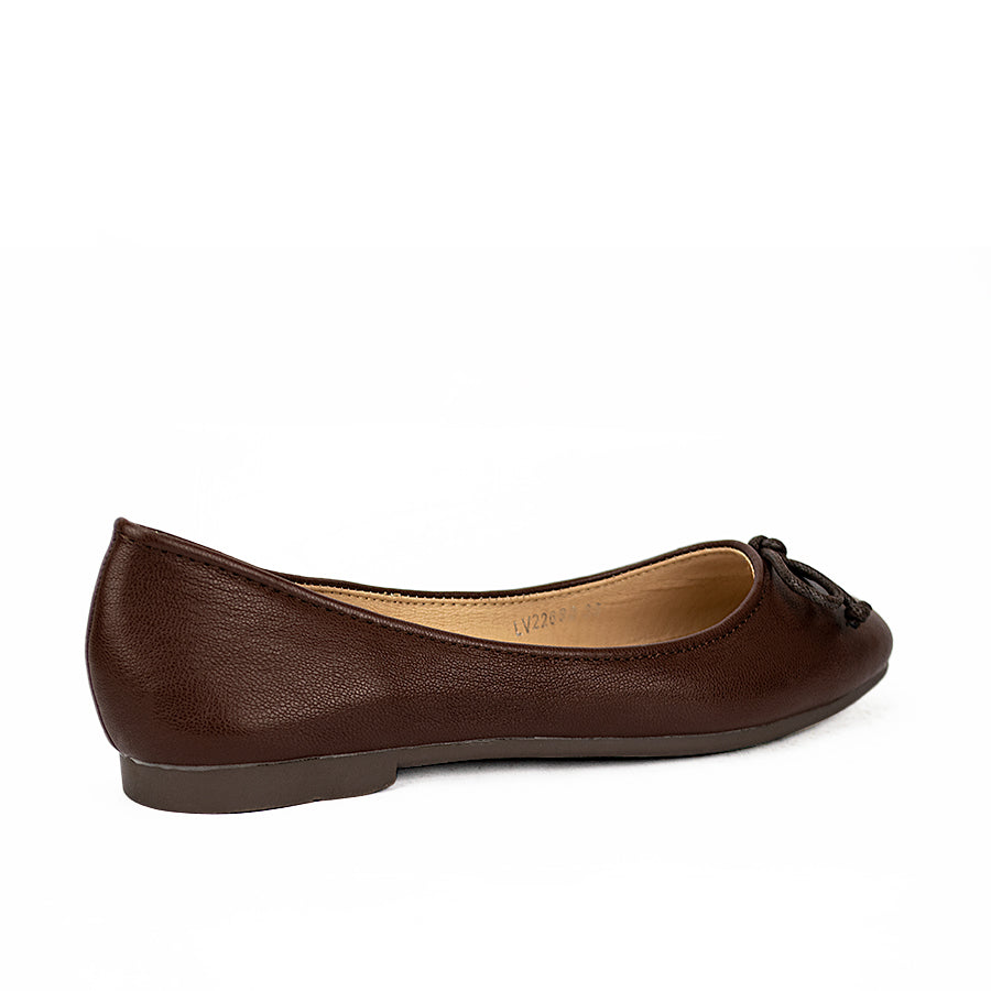 Mario D' Boro Women's Flats Lw 22692 Dark Brown/Black