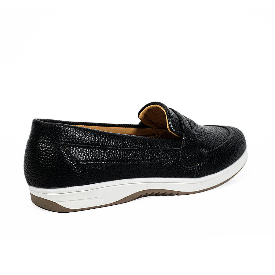 Mario D' boro Women's Loafers LY 28155 Beige / Black C64