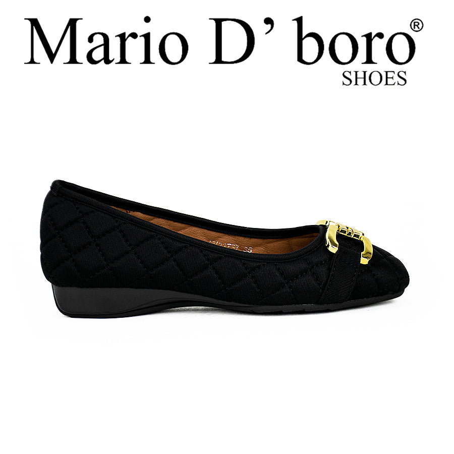 Mario D' Boro Women's Flat Lv 22787 Black/Gray