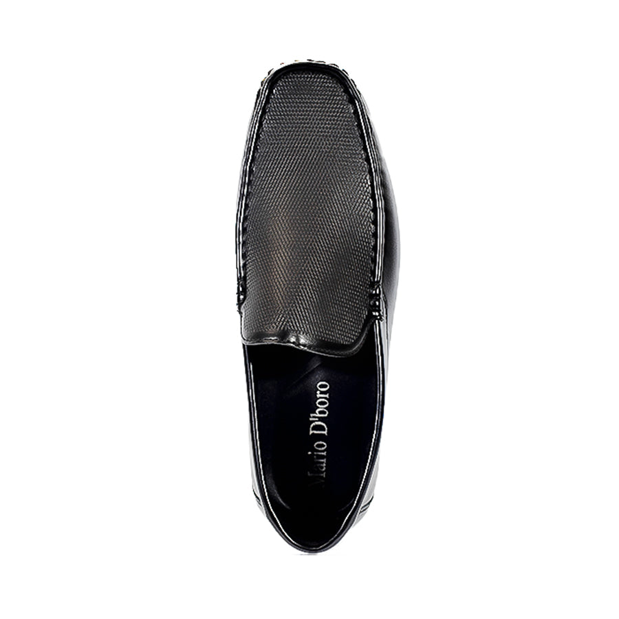 Mario D' Boro Men's Caual Loafers MX 23758 Black C55