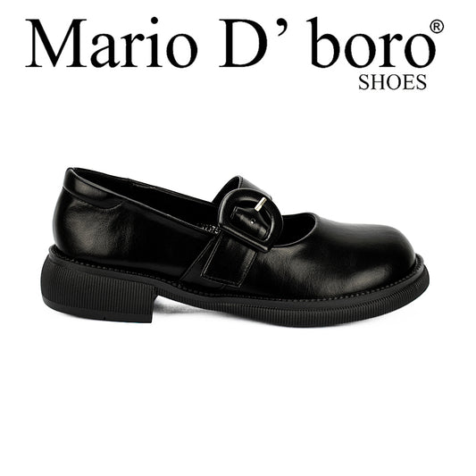 Mario D' Boro Women's Korean Flat Shoes Shoes Lw 23758 Black