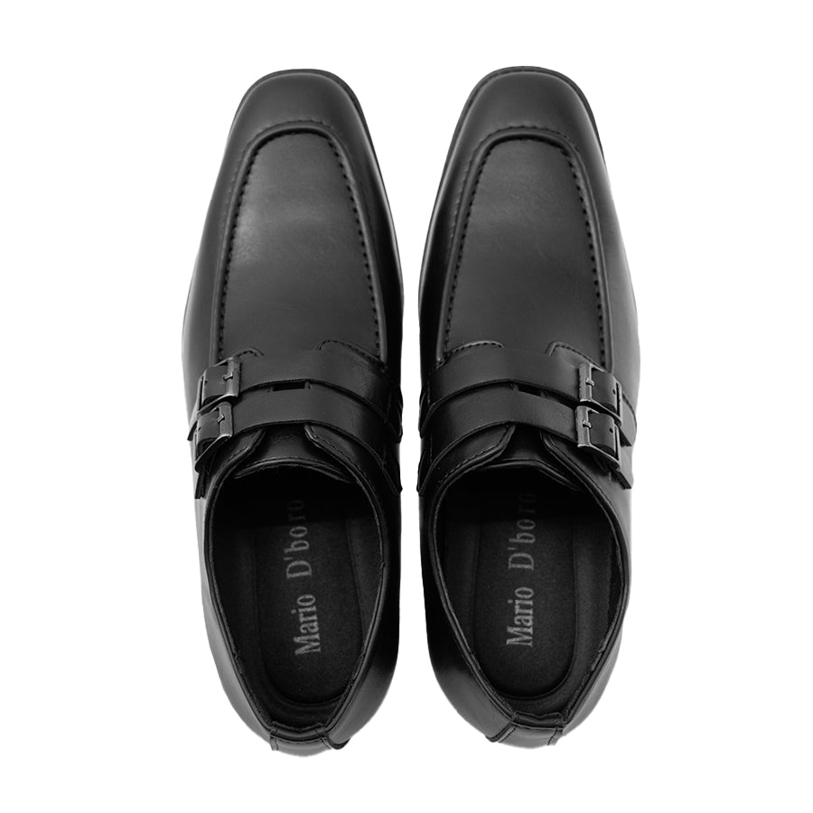 Mario D' Boro Men's Formal Slip On MY 26040 Black/Dark Brown C69