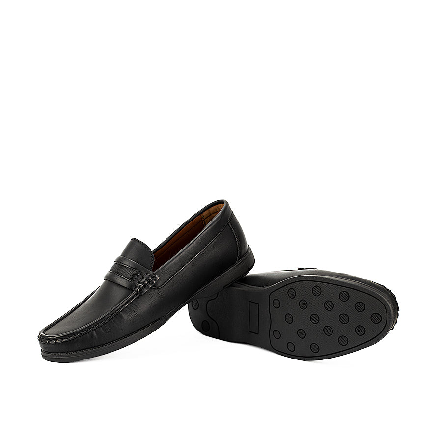Mario D' Boro Men's Casual Loafers Shoes Mw 22619 Black