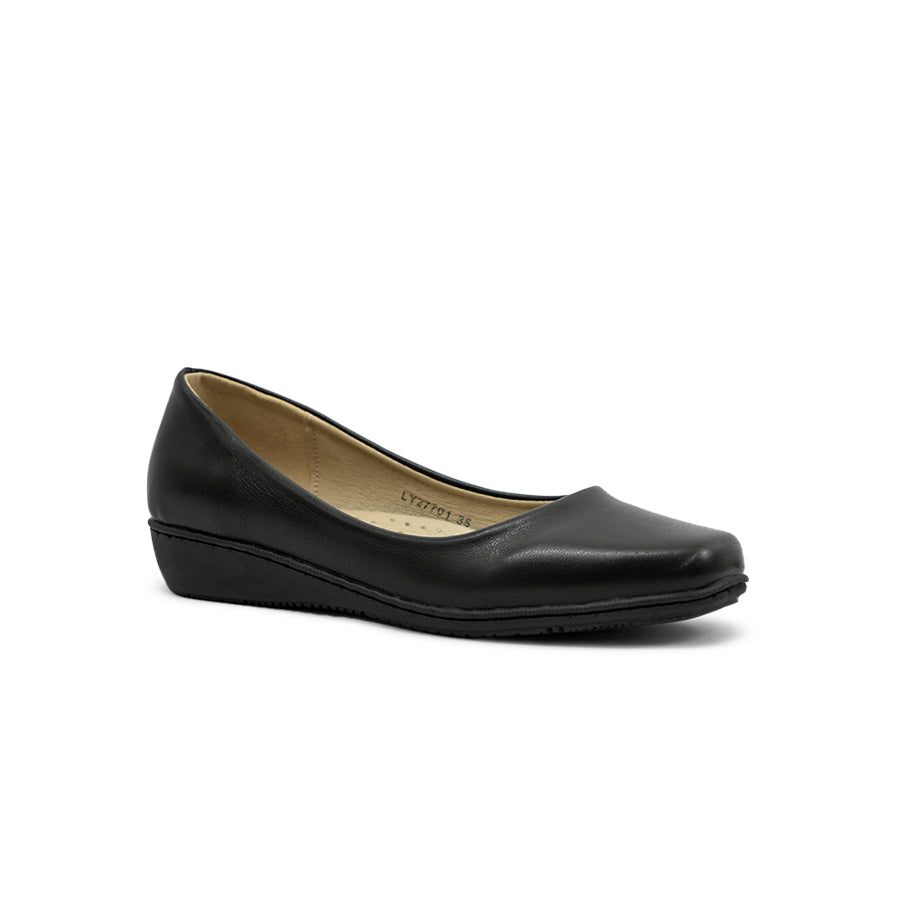 Women's SSHS Flats LY 27701 Black C74