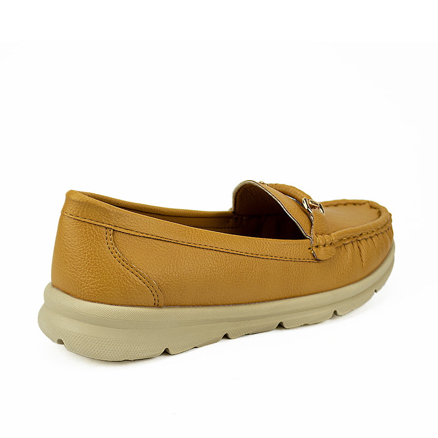 Mario D' Boro Women's Flat Lv 016 Navy Blue/Tan