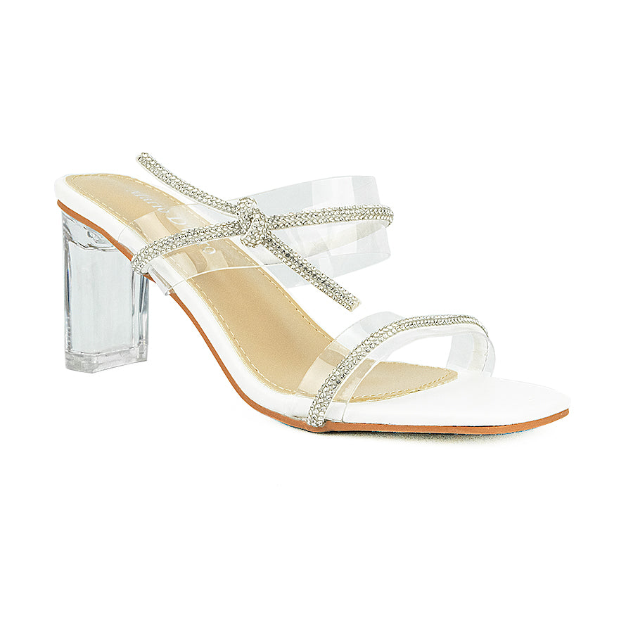 Mario D' Boro Women's Heeled Sandals LW 22630 Taupe/White C33