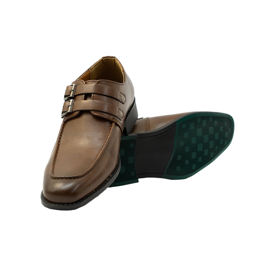 Mario D' Boro Men's Formal Slip On MY 26040 Black/Dark Brown C69