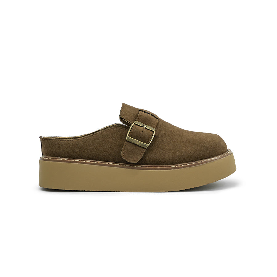 Women's Mules LY 28826 Bone/Medium Brown C74