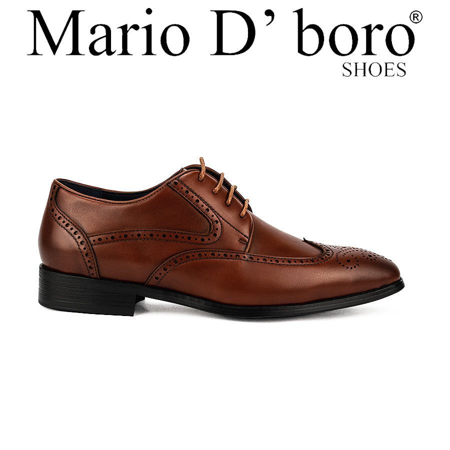 Mario D' Boro Men's Formal Elite Mw 24588 Black/Dark Brown C45