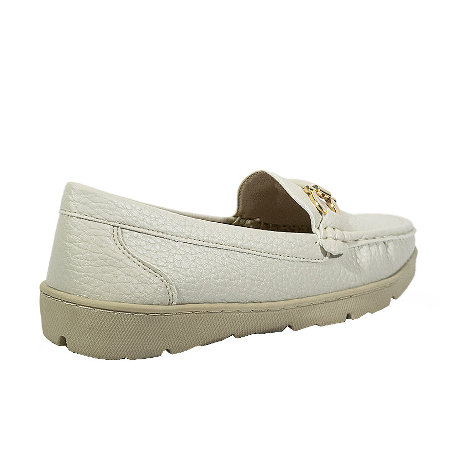 Mario D' Boro Women's Loafers LY 27812 Black/Bone C65