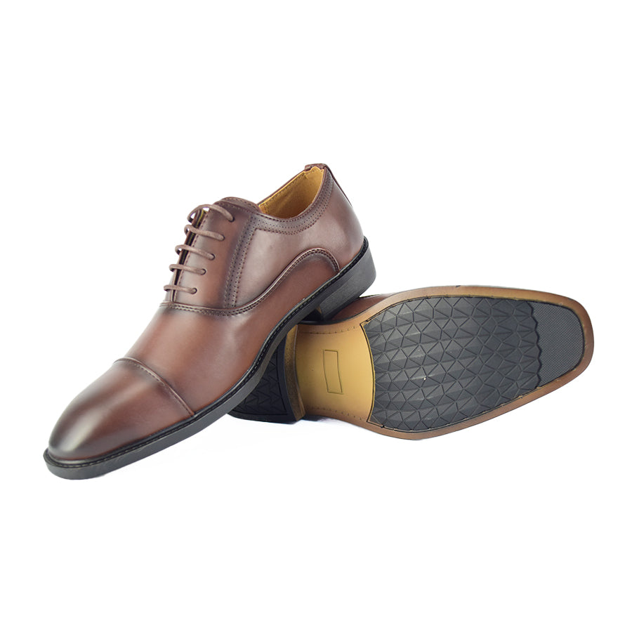 Mario D' Boro Men's Formal with Lace MX 24708 Dark Brown C50