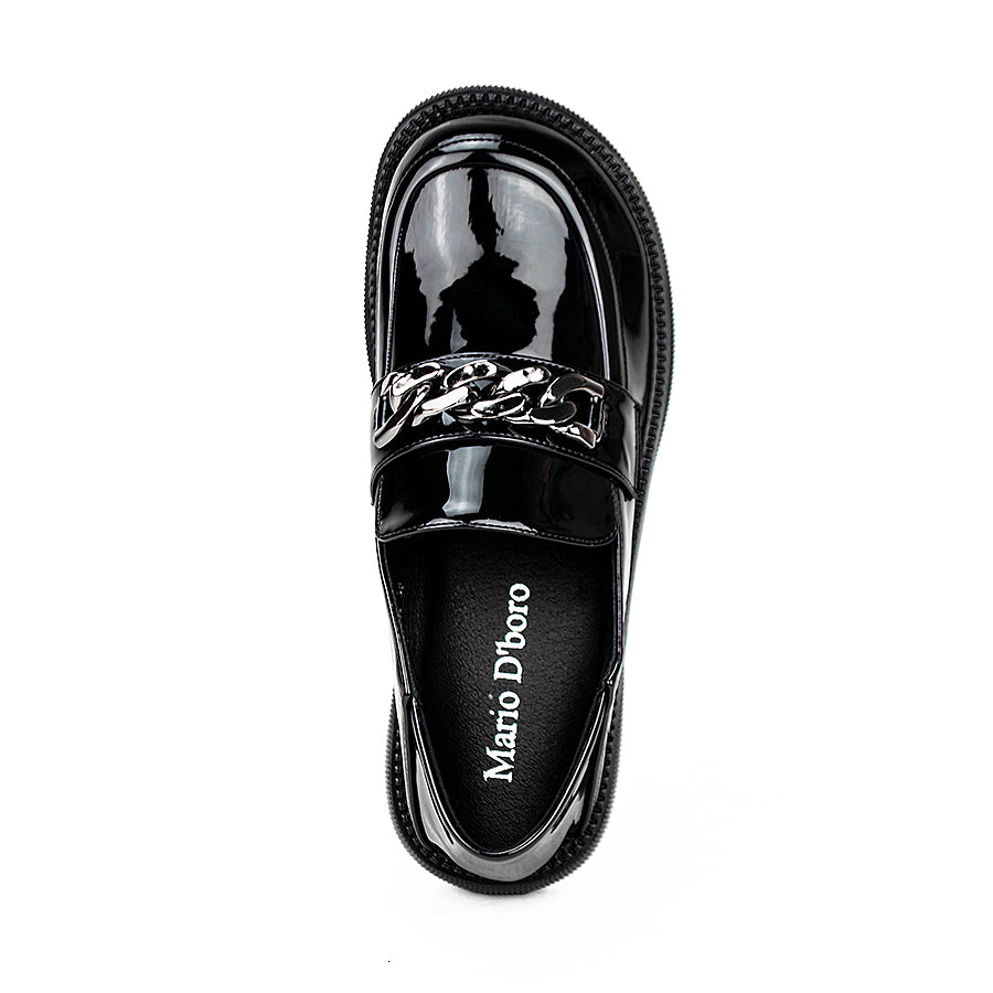 Mario D' Boro Women's Korean Flat Shoes Lv A600-19a Black/Beige