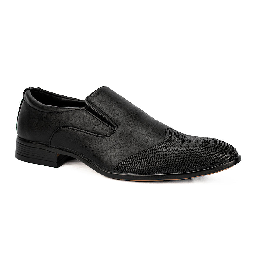 Mario D' Boro Men's Formal Shoes Slip On MW 23523 Black C27
