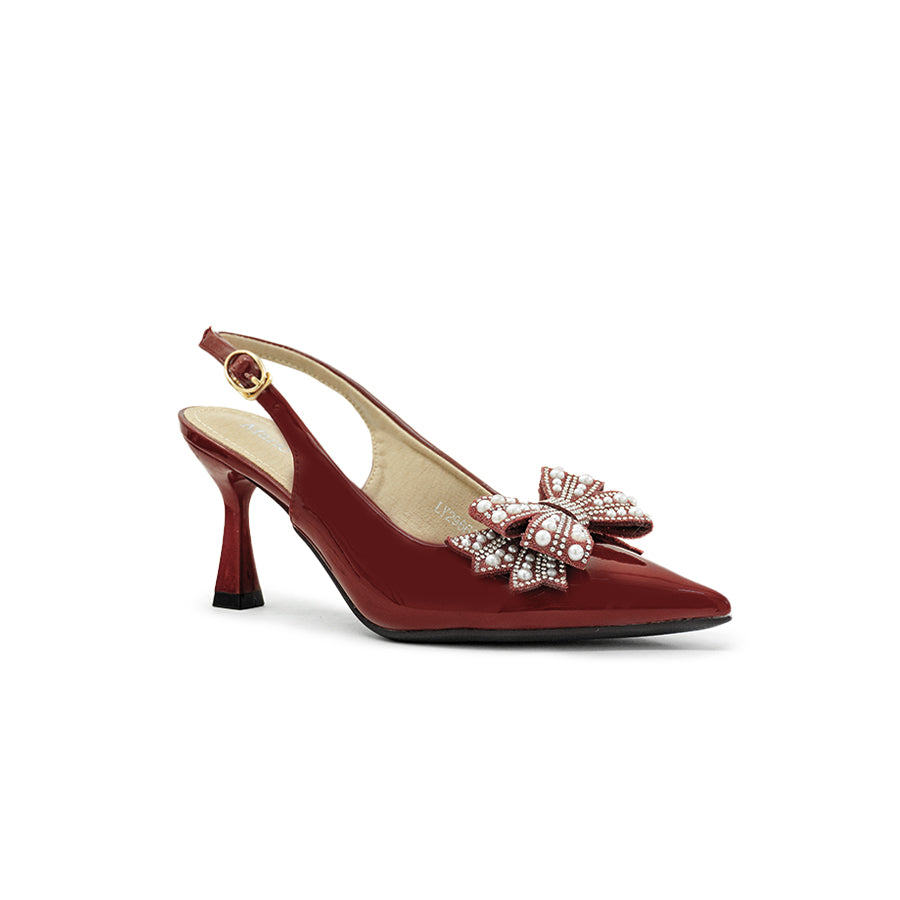 Mario D' boro Women's Evening Sandals LY 29666 Black / Maroon C89