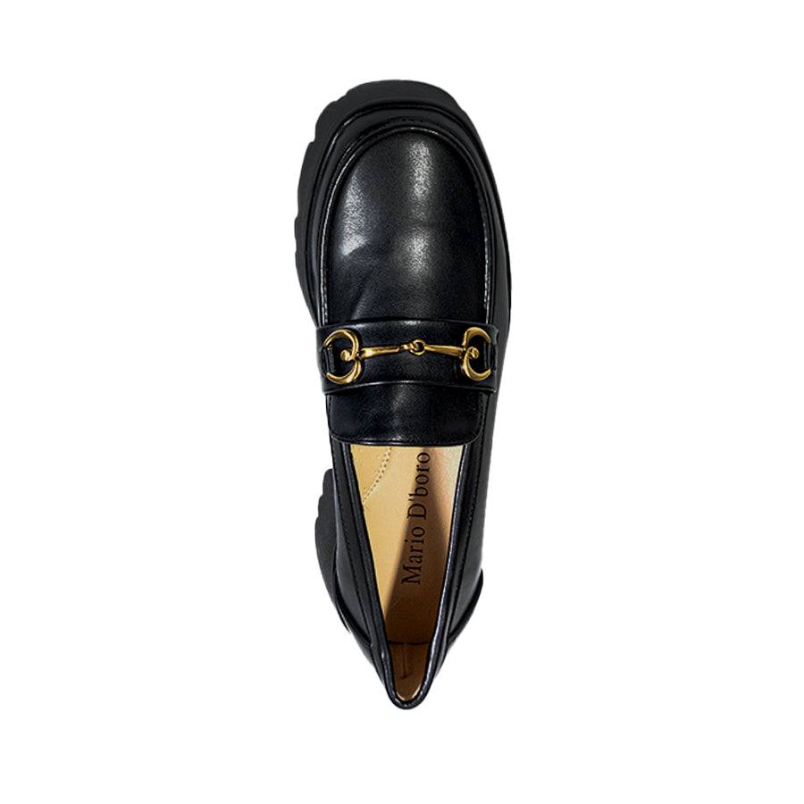 Mario D' Boro Women's Korean Flats LY 27848 Black C67