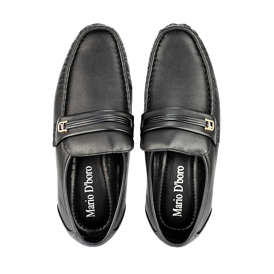 Mario D' Boro Men's Formal Shoes Slip On Mw 23748 Black