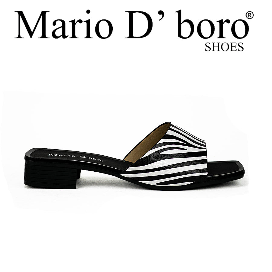 Mario D' Boro Women's Sandals Lv 22808 Black