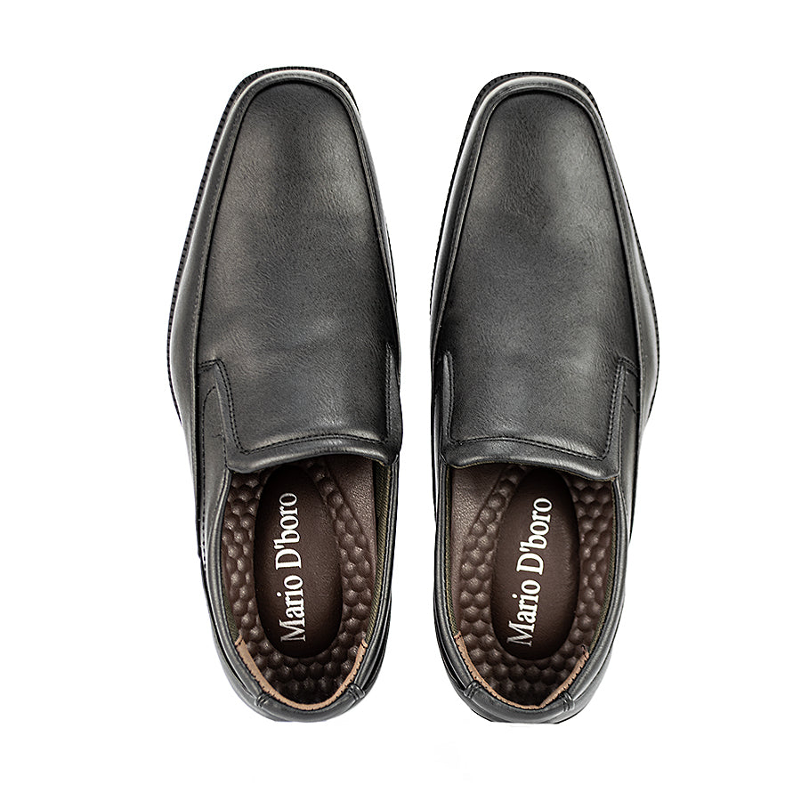 Mario D' Boro Men's Formal Shoes Slip On Mw 23663 Black C30