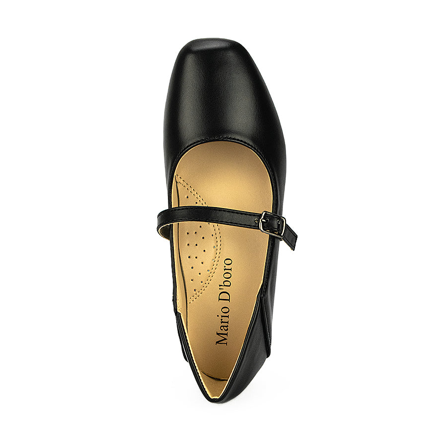Mario D' Boro Women's Sshs Flat Shoes LW 24870 Black C33
