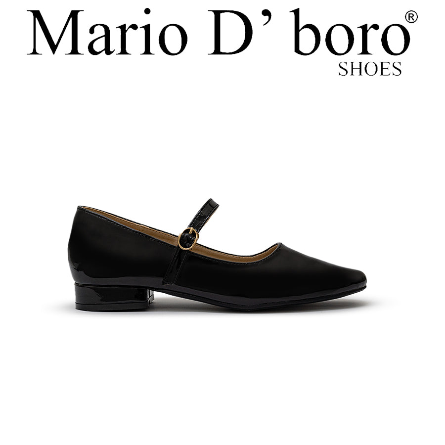 Mario D' boro Women's Ballet Flats LY 29411 Beige / Black C79