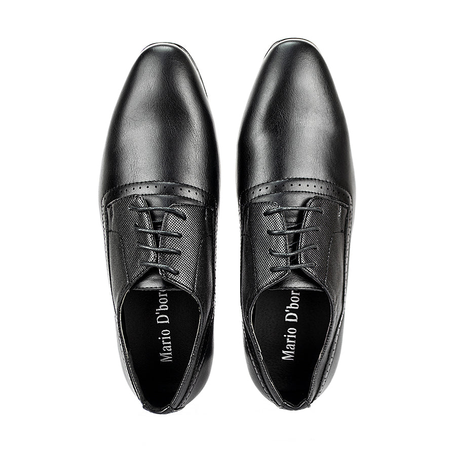 Mario D' Boro Men's Formal Shoes with Lace Mw 22245 Black/Tan