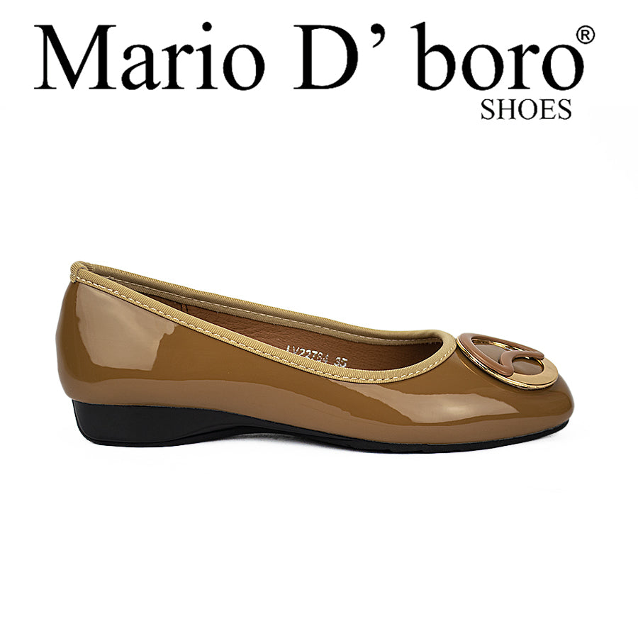 Mario D' Boro Women's Flats Shoes Lw 22784 Black/Brown