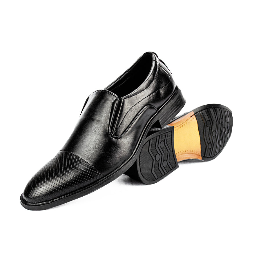 Mario D' Boro Men's Formal Slip On Mw 24274 Black/Brown C43