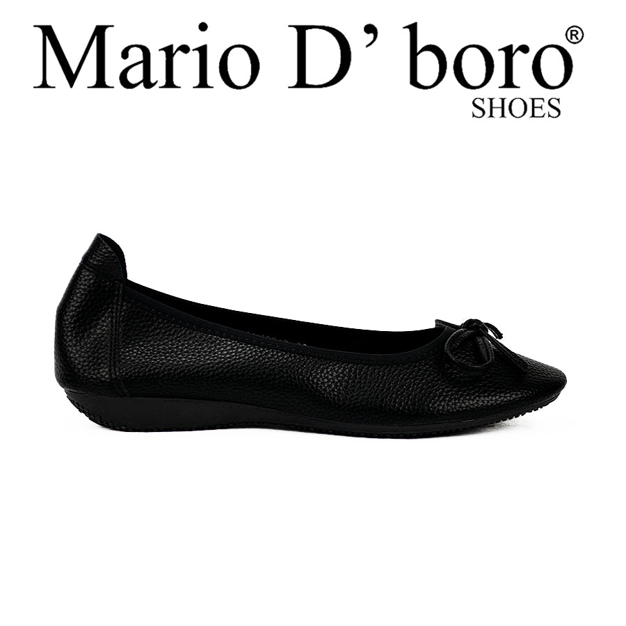 Mario D' Boro Women's Flat Shoes Lv 22940 Black/Gray