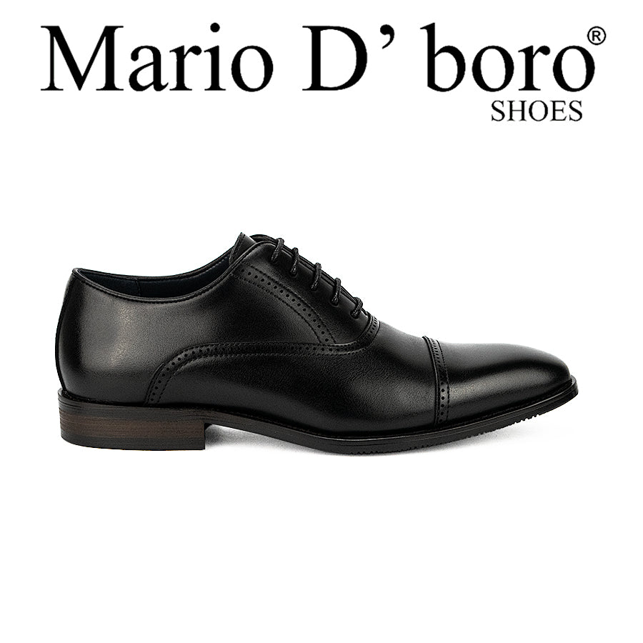 Mario D' Boro Men's Formal Shoes With Lace  Mw 24043 Black/Tan C32