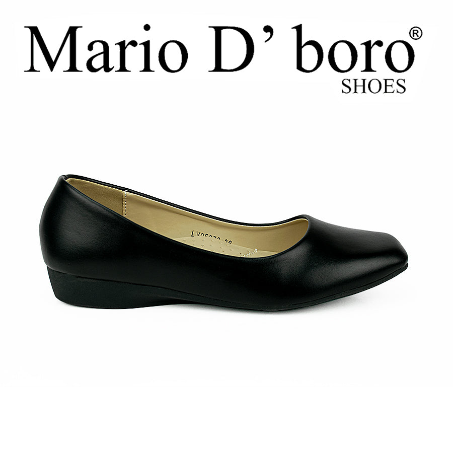 Mario D' Boro Women's Sshs Flat Shoes Lv 95379 Black